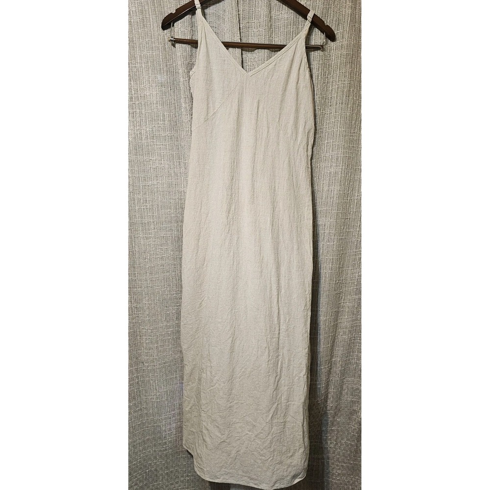 Jenni Kayne Breeze Linen Slip Dress in Tan Size X-Small